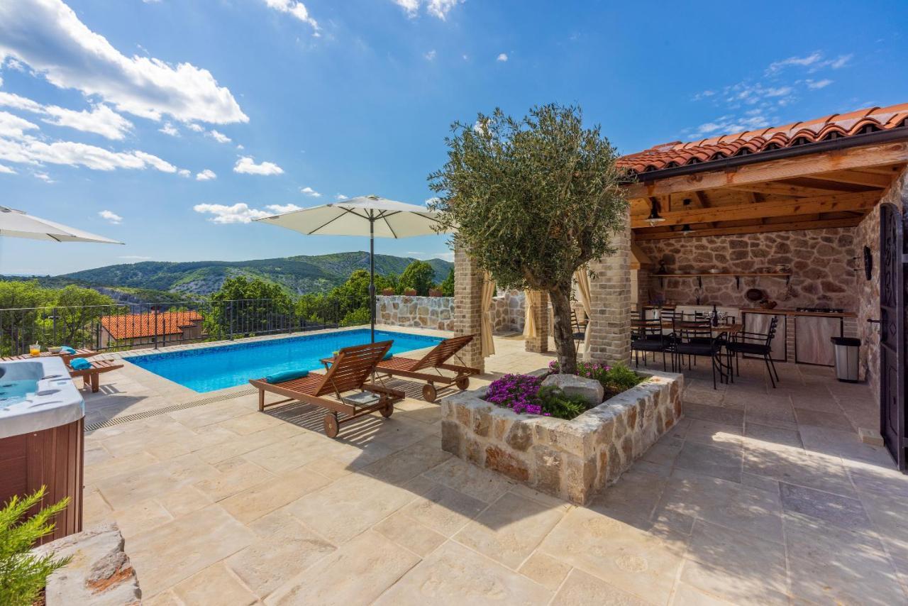 Stone Villa Mavric Grižane Esterno foto