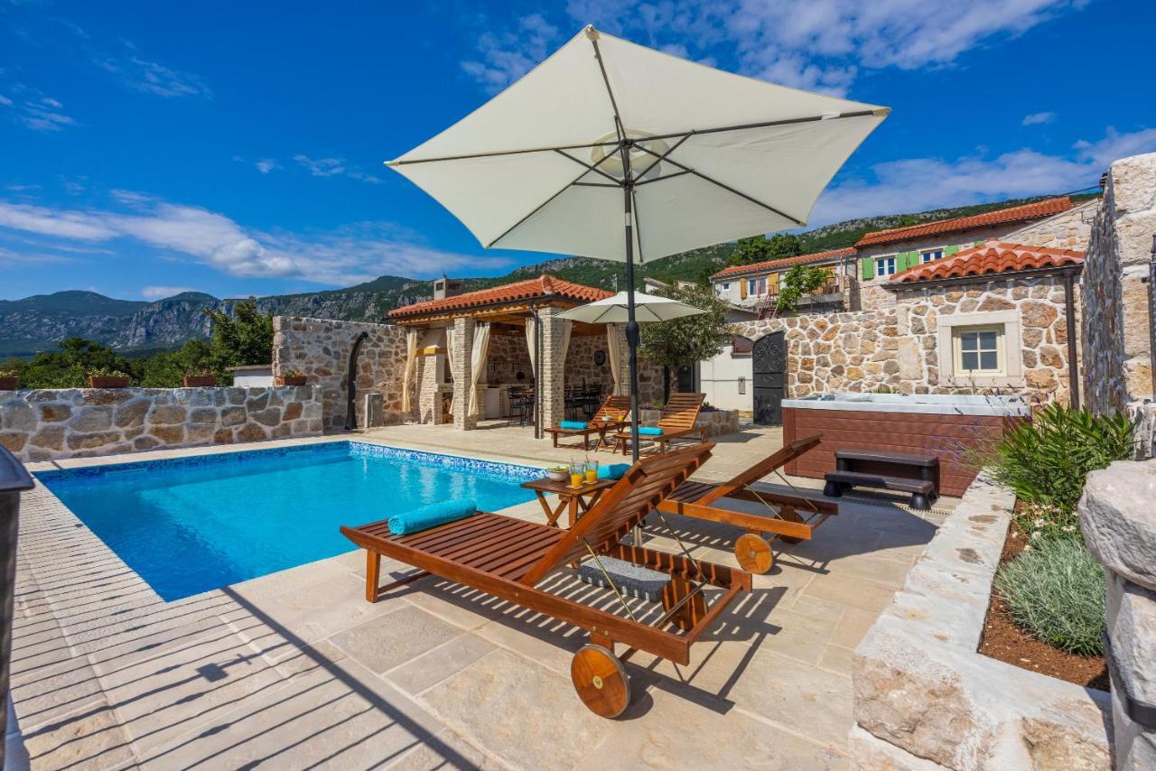 Stone Villa Mavric Grižane Esterno foto