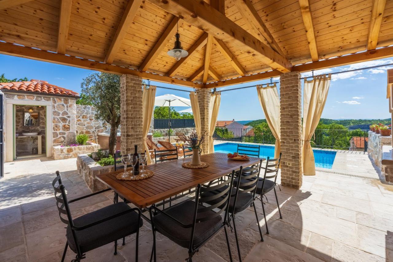 Stone Villa Mavric Grižane Esterno foto