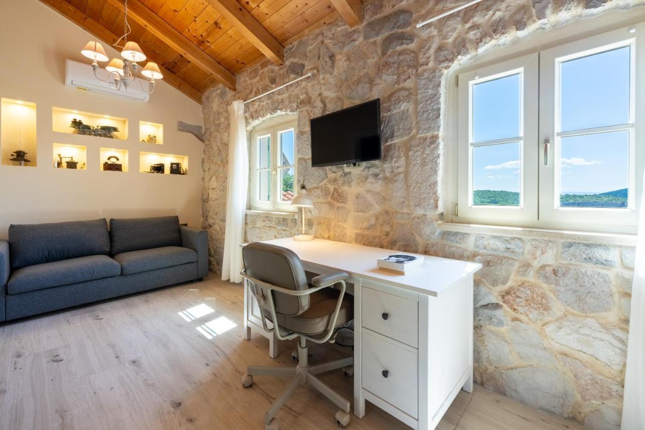 Stone Villa Mavric Grižane Esterno foto