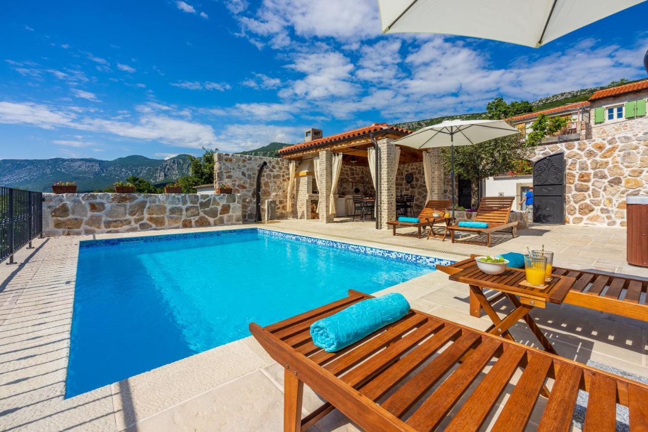 Stone Villa Mavric Grižane Esterno foto